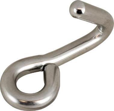 S/S REEFING HOOK 3/8 DIA.