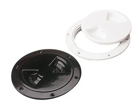 Sea-Dog Screw Out Deck Plate, 4" White