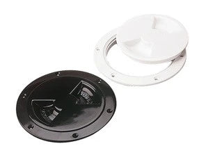 Sea-Dog Screw Out Deck Plate, 5&quot; Black