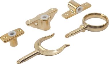 SEADOG OARLOCK ROUND2-1/4&quot; BRASS