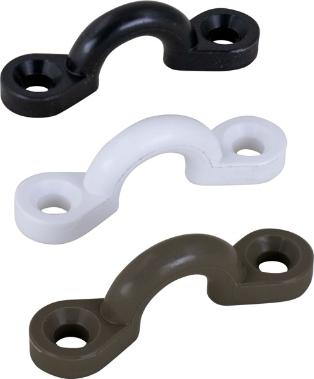 Nylon Pad Eye, Black, 5 pack