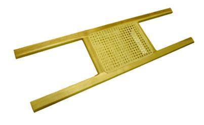 VARNISHED WOOD/CANE SEATS PR.