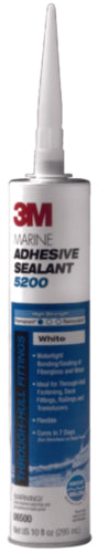 3M ADHESIVE SEALANT 5200 WHITE 10 OZ.