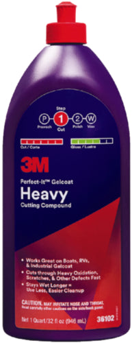 PERFECT-IT GELCOAT HEAVY CUT COMPOUND QT