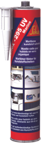Sikaflex® 295UV 295UV Marine Polycarbonate / Acrylic Window Adhesive, Black, 11 oz. Cartridge