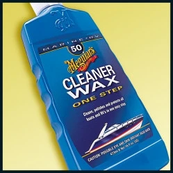 MEGUIAR&#39;S #50 ONE STEP CLEANER/WAX 473ML.