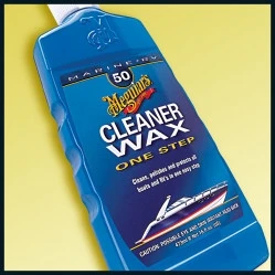 MEGUIAR'S #50 ONE STEP CLEANER/WAX 473ML.