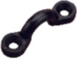 Nylon Pad Eye, Black, 5 pack