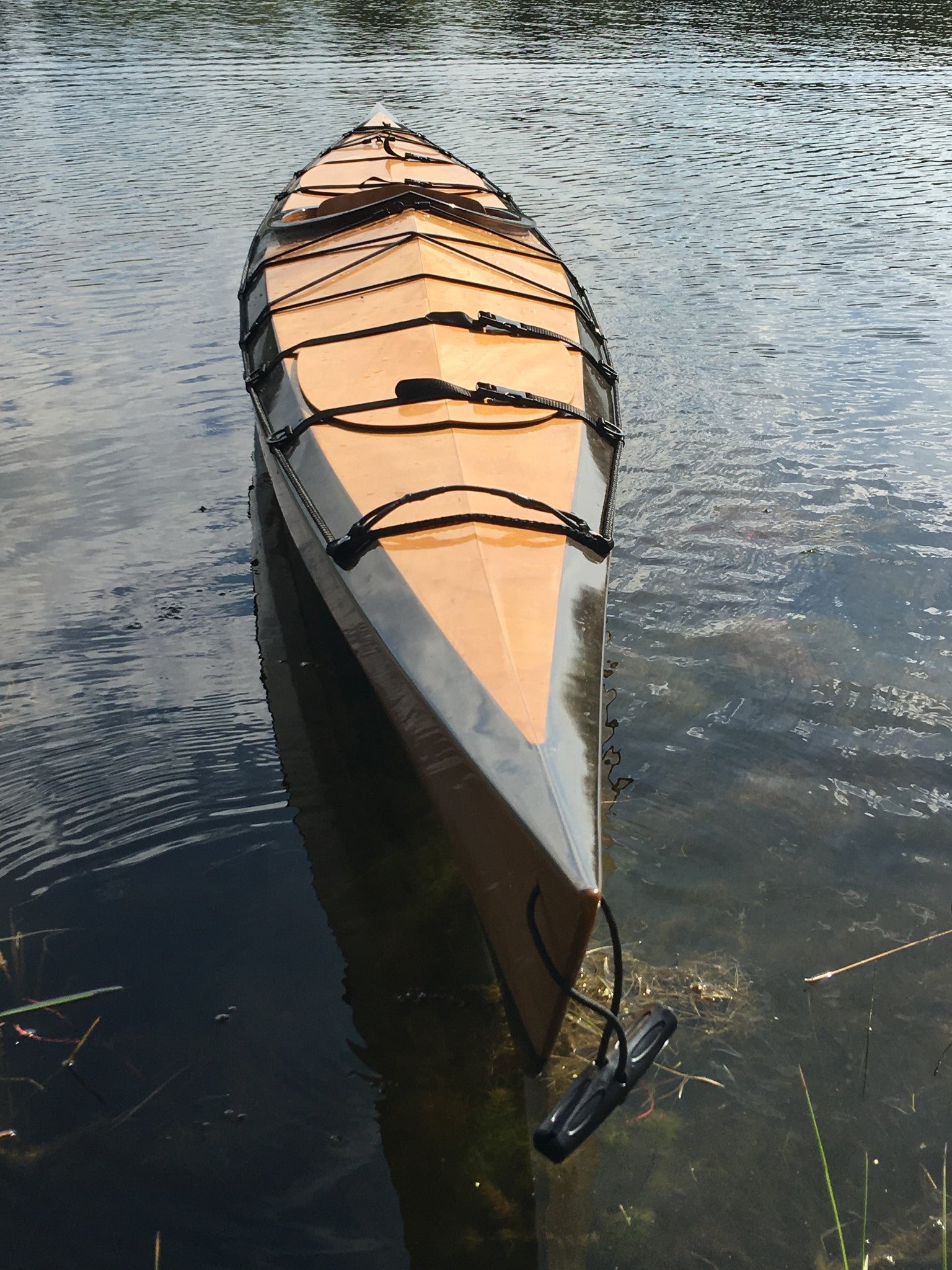 Bow shot of the Solace 16EX in a lake
