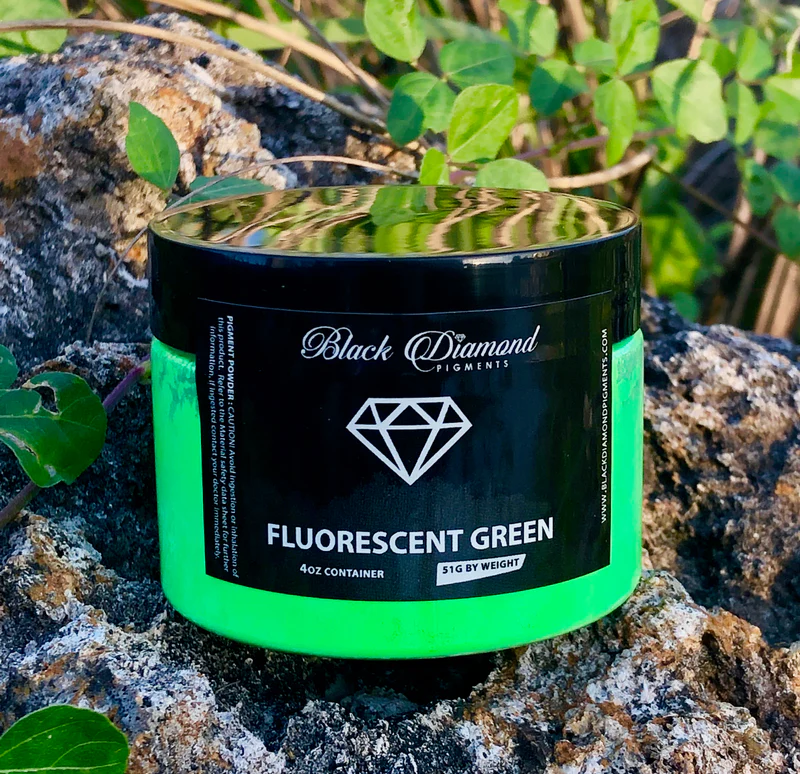 Fluorescent Green Mica Powder