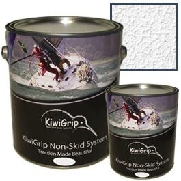 KiwiGrip 10114 Anti-Slip Deck Coating, White, Gallon, 2/case