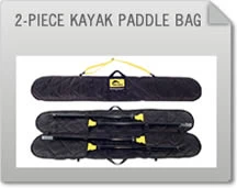 SEALS TWO-PIECE KAYAK PADDLE BAG